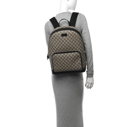 Gucci GG Supreme Monogram Medium Backpack Black 2 of 11