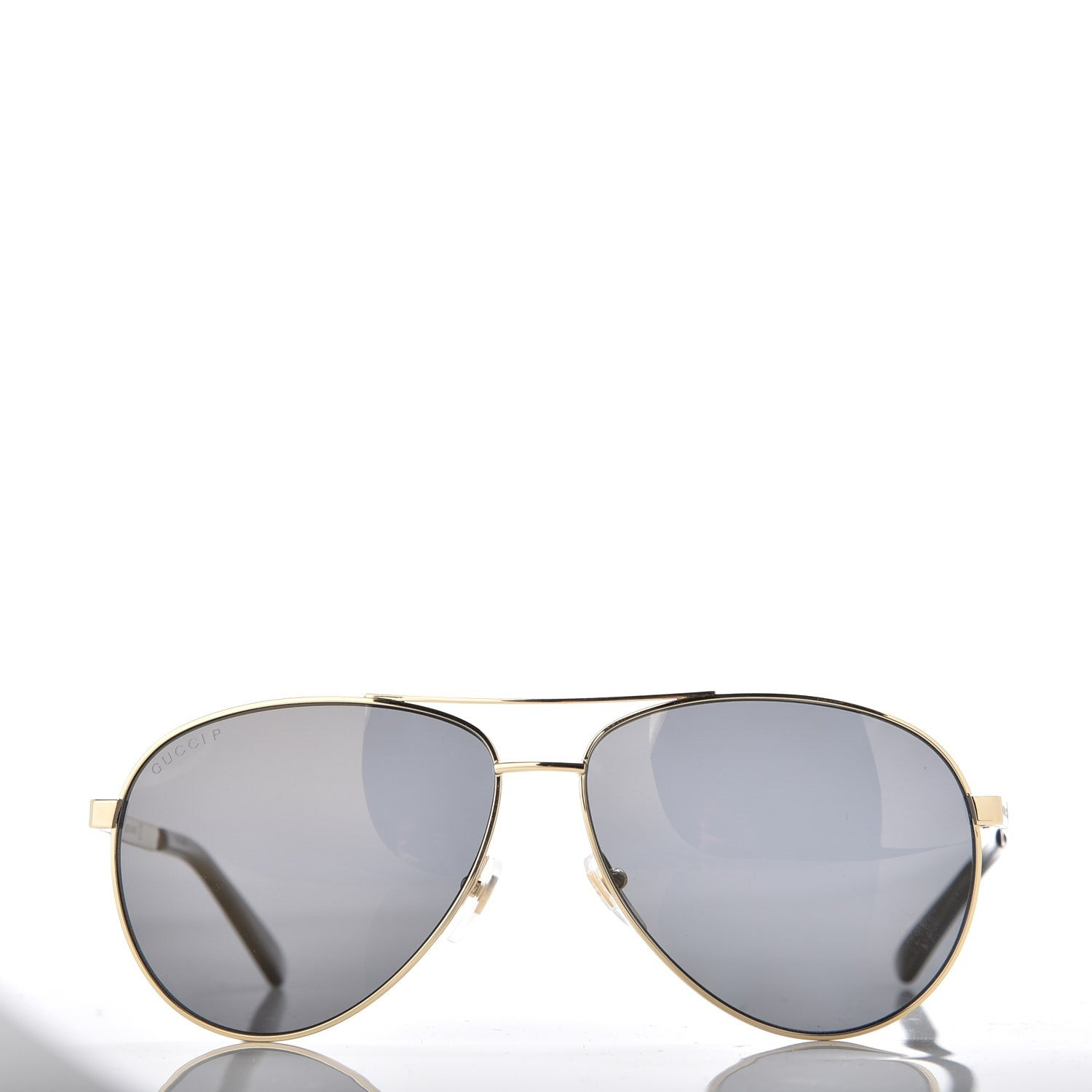 Gucci Aviator Sunglasses GG0237S Gold 2 of 10
