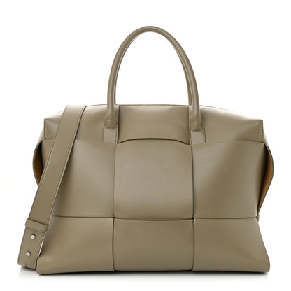 Bottega Veneta Calfskin Maxi Intrecciato Arco Briefcase Porridge 1 of 12