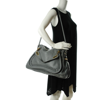 Chloe Calfskin Large Paraty Cashmere Grey 2 of 7