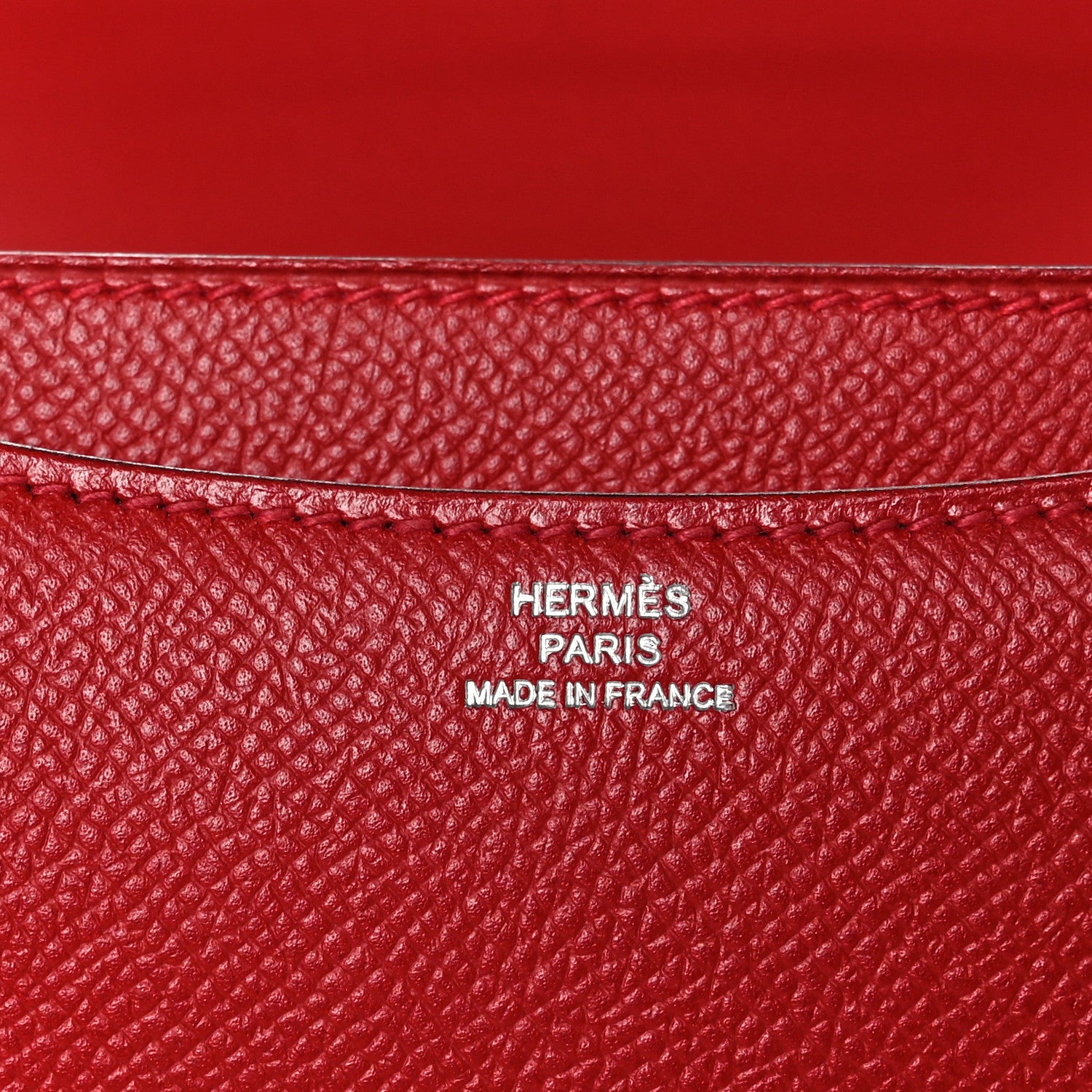 Hermes Epsom Constance 18 Rouge Casaque 8 of 10