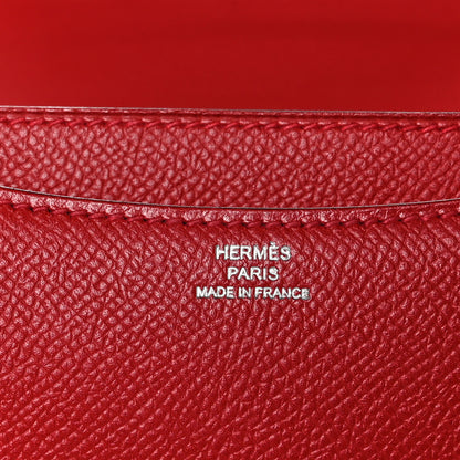 Hermes Epsom Constance 18 Rouge Casaque 8 of 10