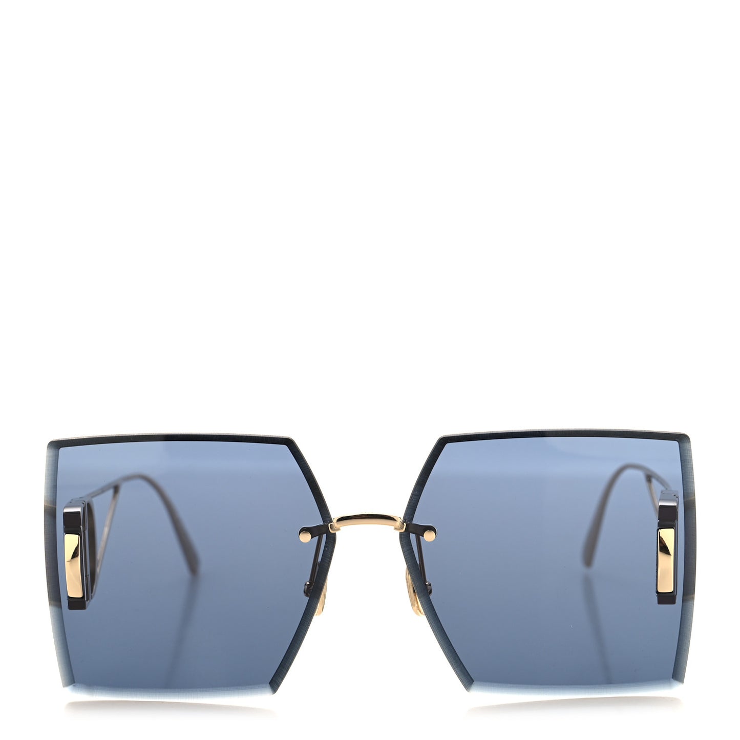 Square 30 Montaigne S7U Sunglasses Blue