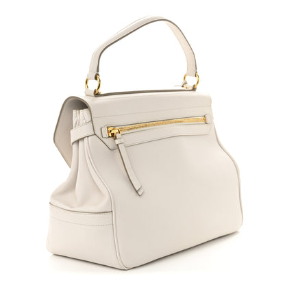 Tom Ford Calfskin Top Handle Bag Ivory 4 of 19
