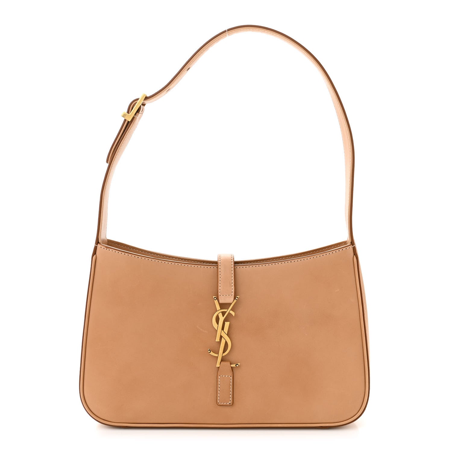 Saint Laurent Smooth Calfskin Le 5 A 7 Hobo Brown 1 of 13