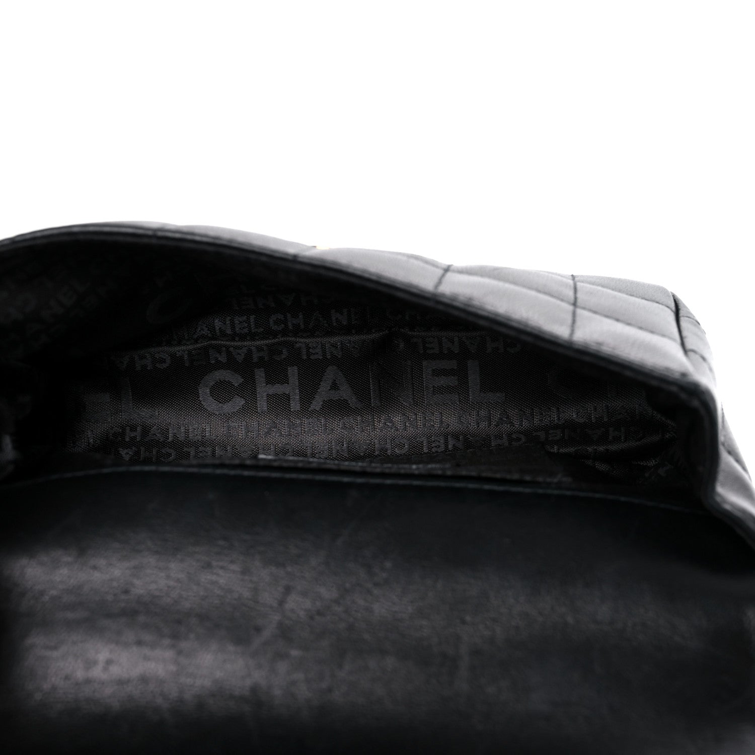 Chanel Lambskin Quilted Mini Chocolate Bar Camellia Flap Black 5 of 14