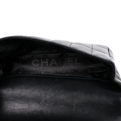 Chanel Lambskin Quilted Mini Chocolate Bar Camellia Flap Black 5 of 14