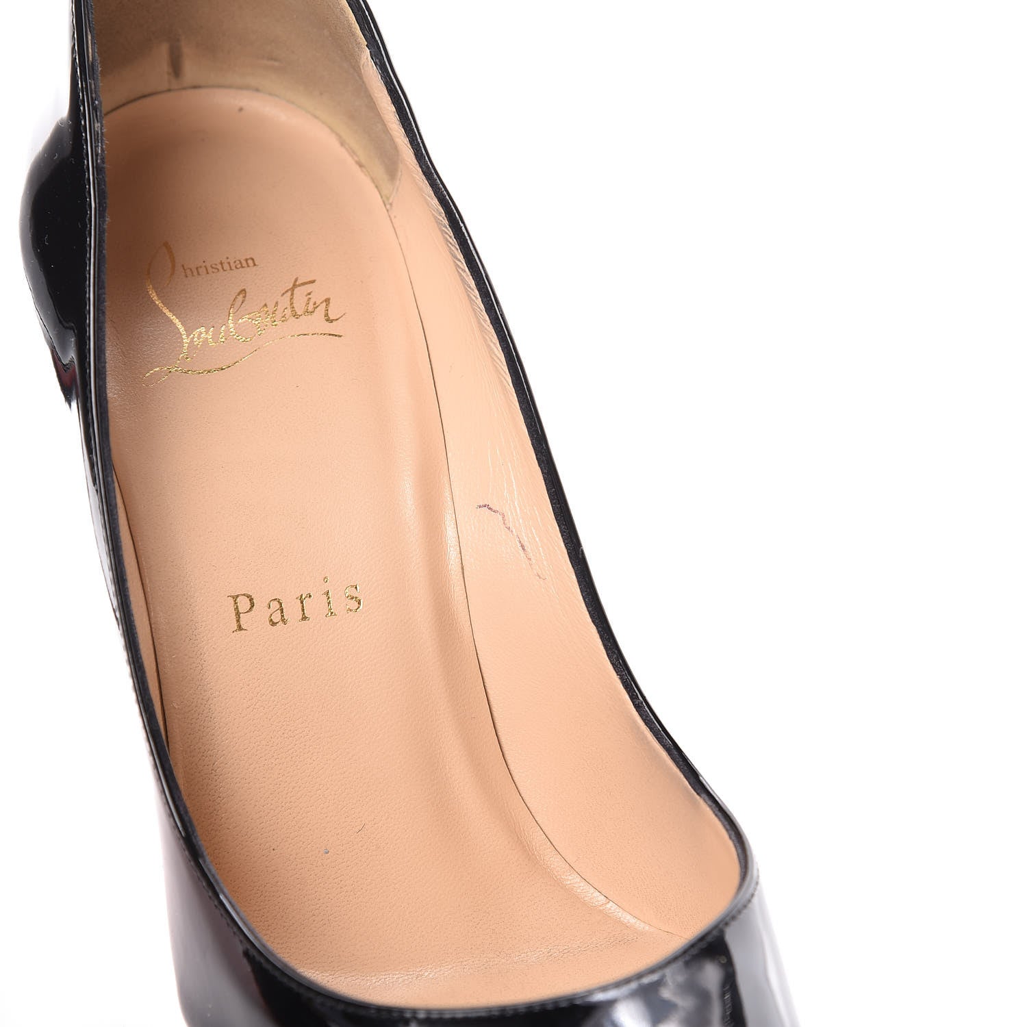 Christian Louboutin Patent Pigalle Follies 100 Pumps 36.5 Black 10 of 10
