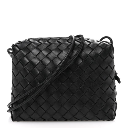 Bottega Veneta Nappa Intrecciato Medium Loop Camera Bag Black 1 of 9