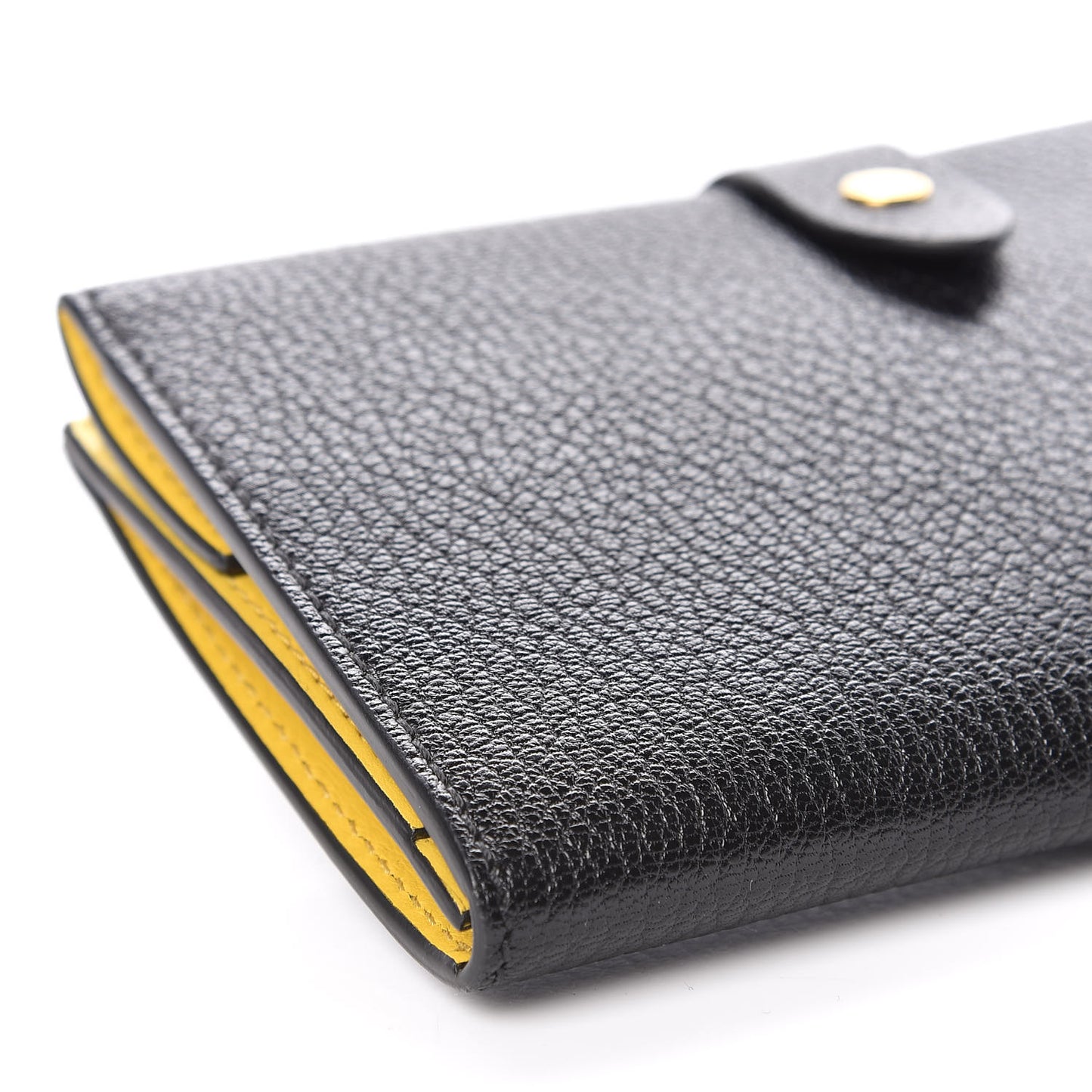 Goatskin Harlow Long Wallet Black