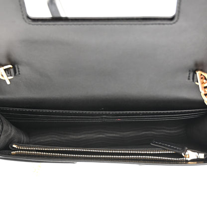 Gucci Calfskin GG Matelasse Chain Wallet Black 5 of 12