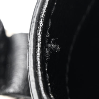 Off-White Saffiano Sculpture Binder Clip Shoulder Bag Black 17 of 22