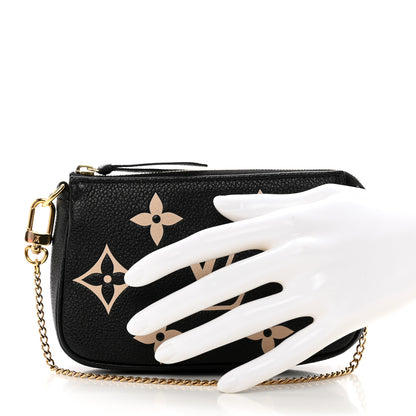 Louis Vuitton Empreinte Monogram Giant Mini Pochette Accessories Black 2 of 7