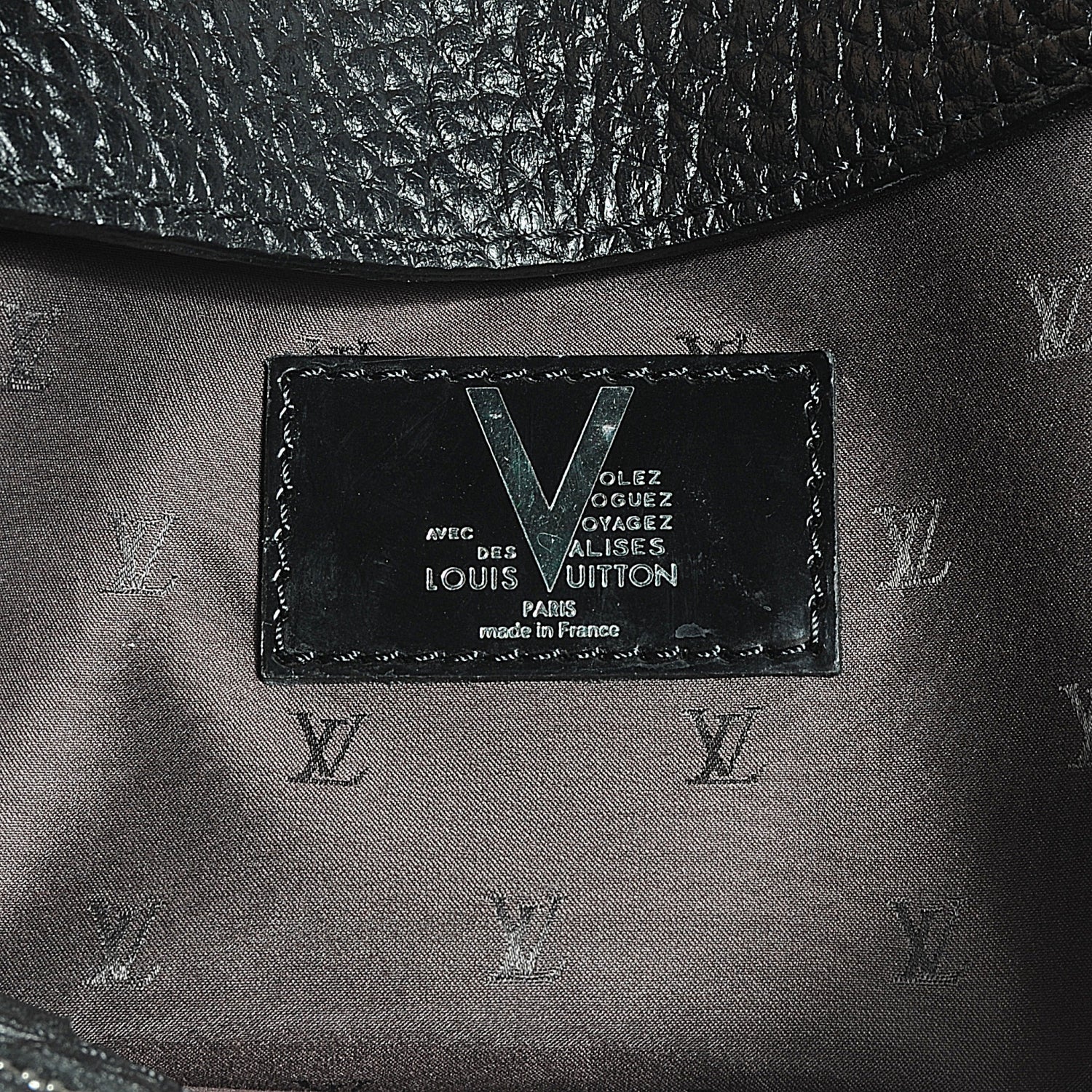 Louis Vuitton Mens Pony Hair Cabas Whistler Black 4 of 7