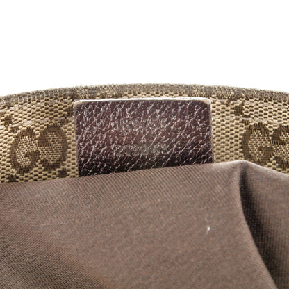 Gucci Monogram Web Medium Flat Messenger Bag Brown 8 of 12