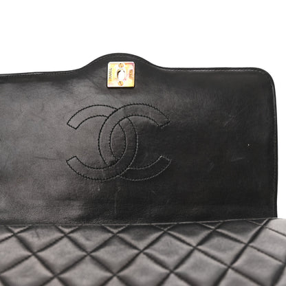 Chanel Lambskin Quilted Medium Single Flap Black 12 of 21