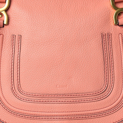 Chloe Calfskin Medium Marcie Satchel Coral Pop 9 of 12