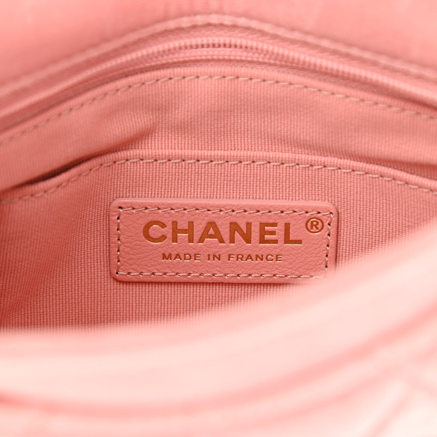 Velour Quilted Mini Double Frame Flap Rose