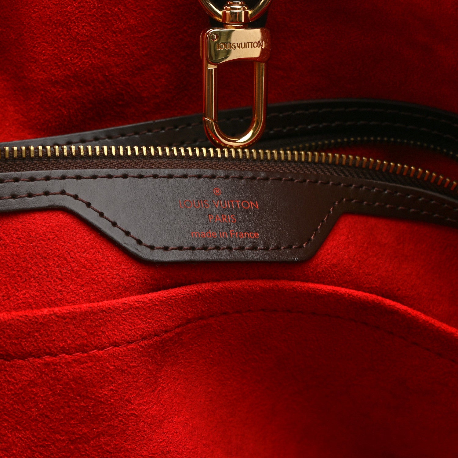 Louis Vuitton Damier Ebene Hampstead GM 7 of 10