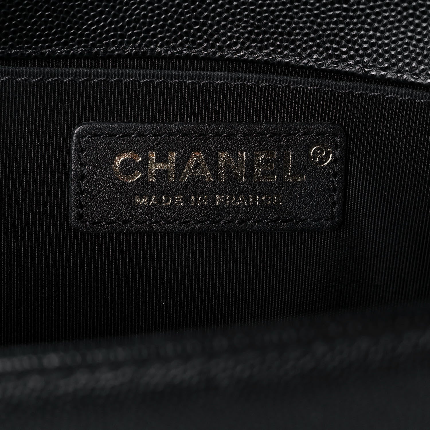 Chanel Caviar Quilted Medium Boy Flap Black 6 of 15