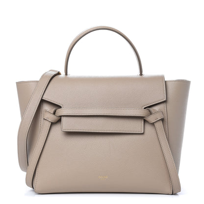 Celine Grained Calfskin Micro Belt Bag Light Taupe 2 of 9