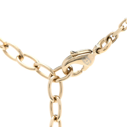 Chanel Crystal CC Logo Bar Necklace Gold 4 of 5