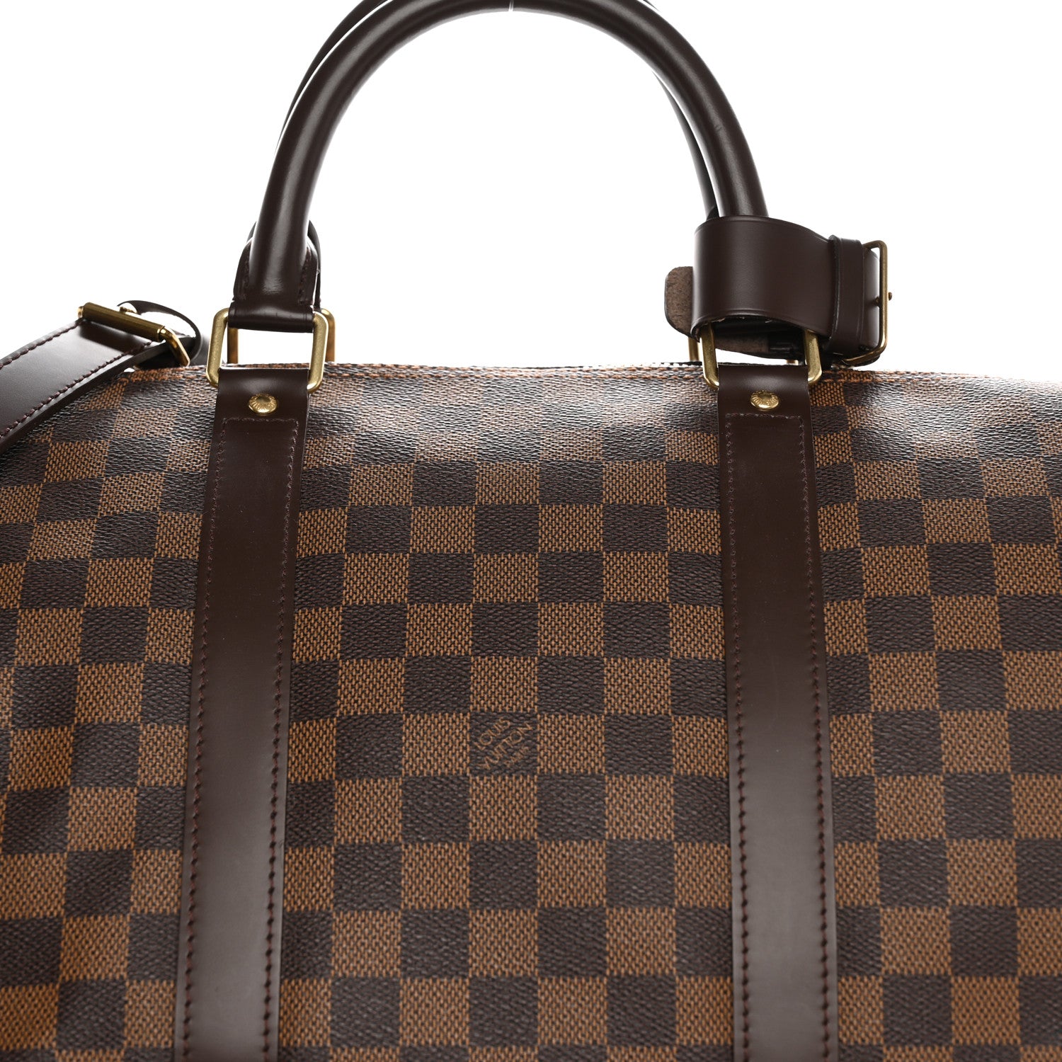 Louis Vuitton Damier Ebene Keepall Bandouliere 55 7 of 12
