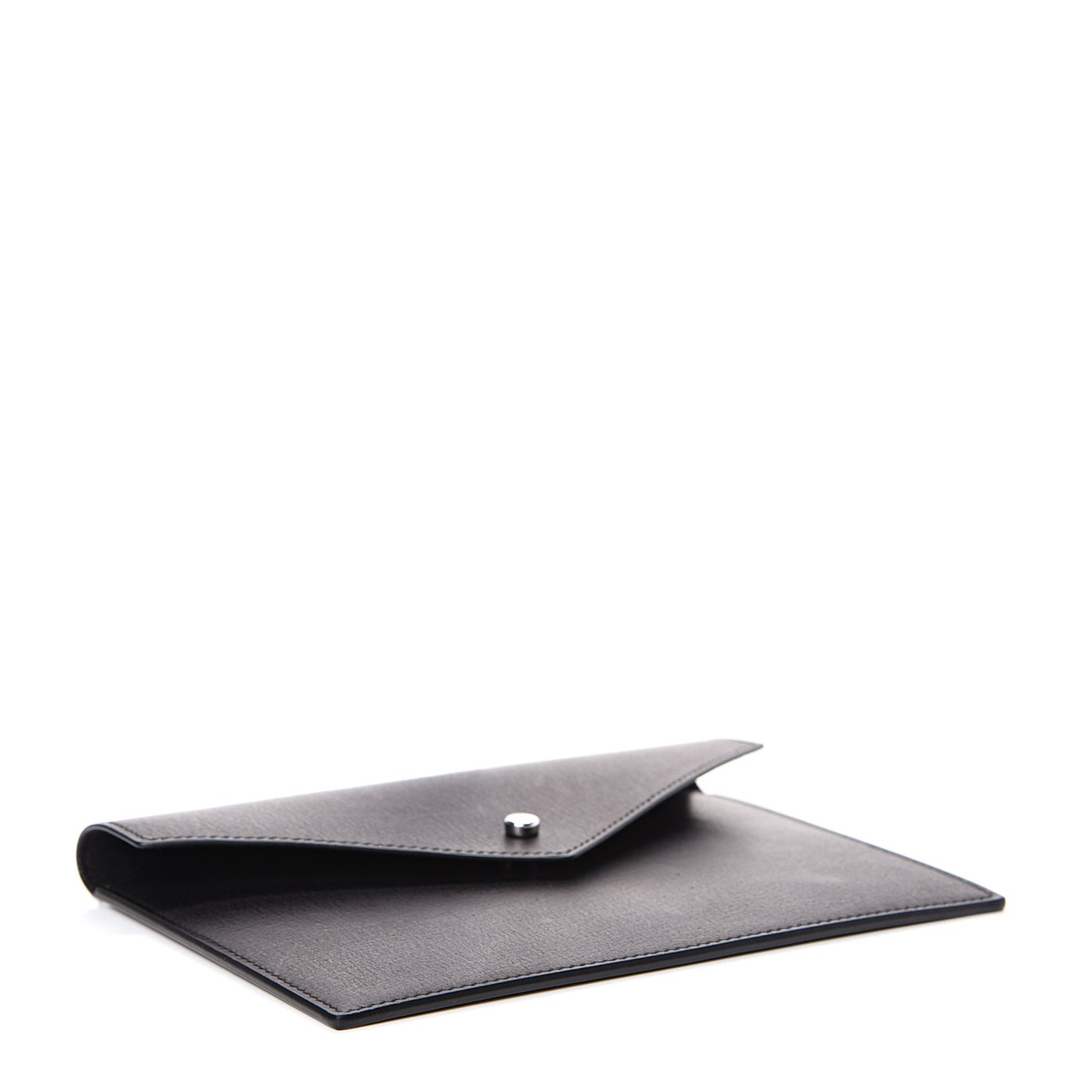 Calfskin Envelope Pouch Black