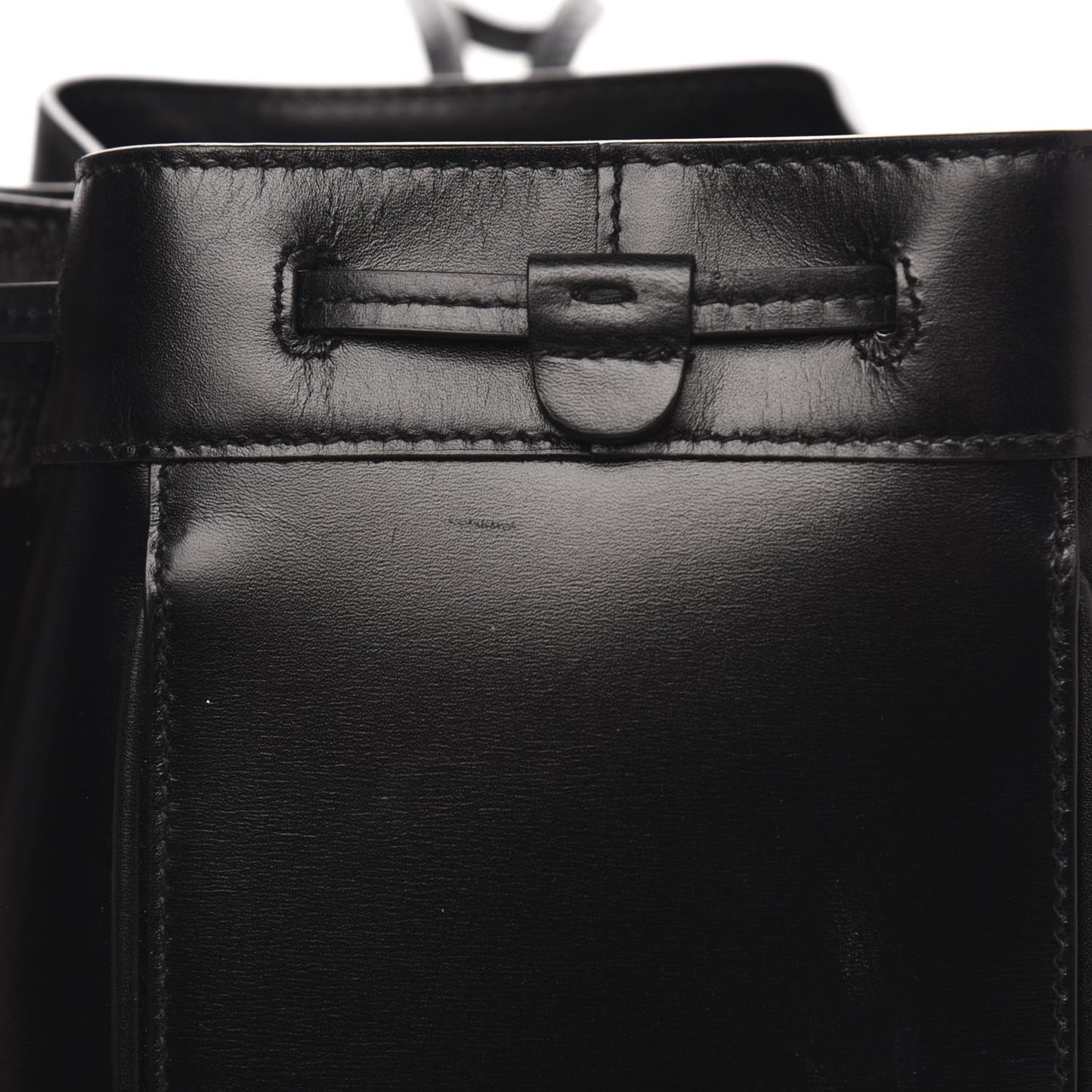 Smooth Calfskin Medium Talitha Bucket Bag Black