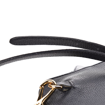 Burberry Grain Calfskin Small Crossbody Bag Black 10 of 12