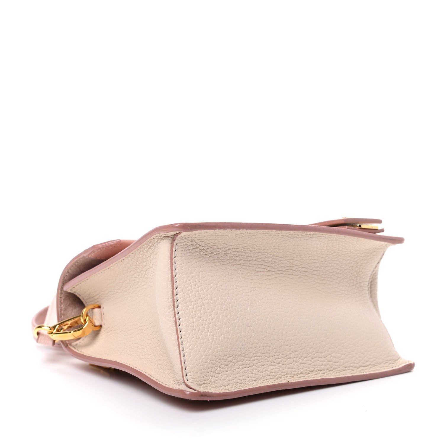 Miu Miu Goatskin Madras Mini Top Handle Bag Orchidea Gemma 4 of 8