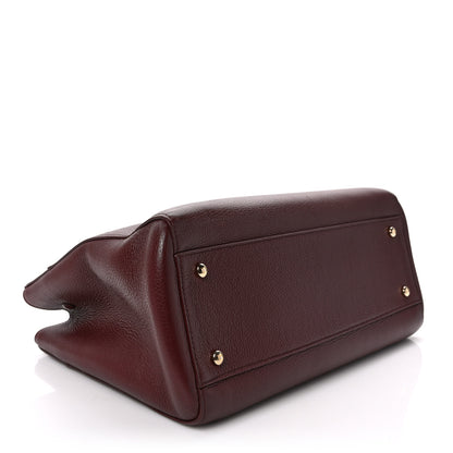 Chanel Grained Calfskin Small Neo Executive Shopper Tote Burgundy 4 of 11