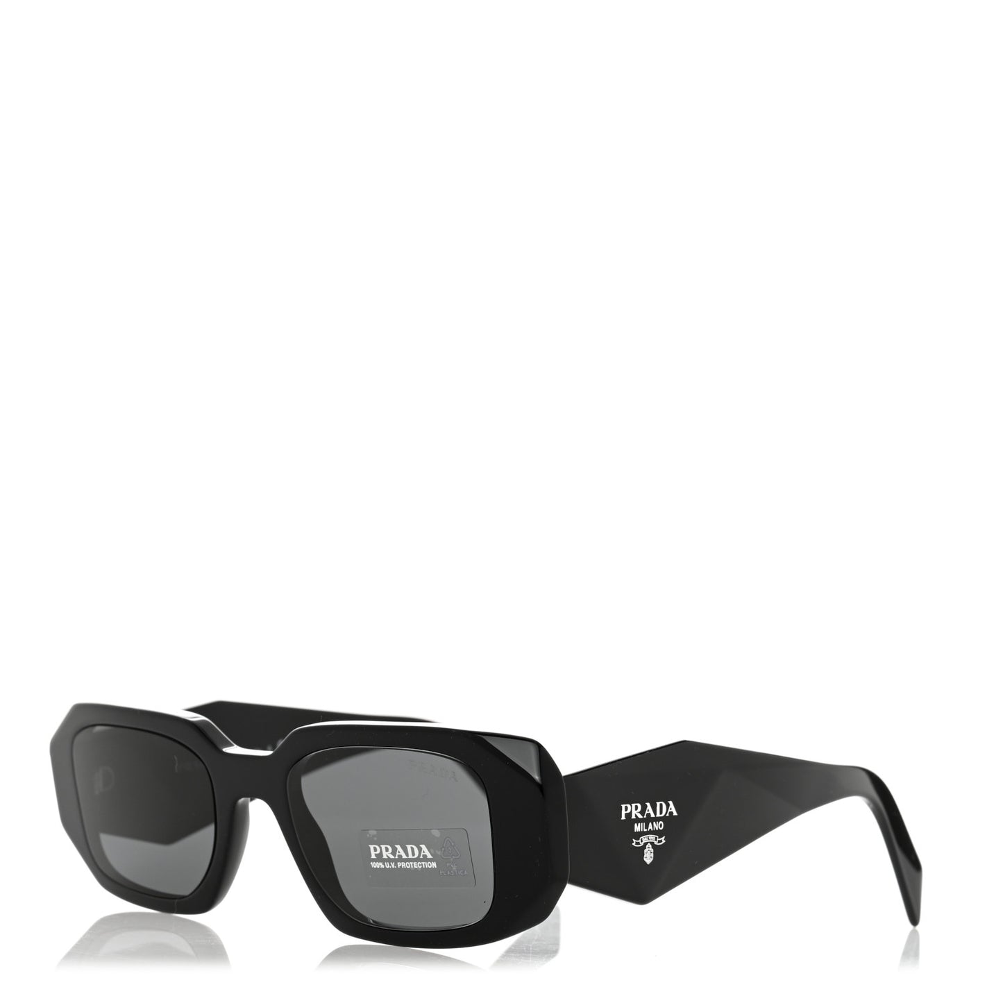 Acetate Symbole Sunglasses SPR 17W Black