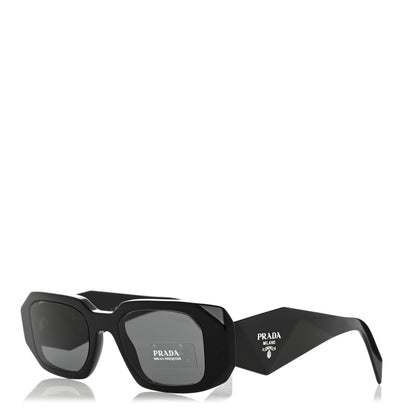 Prada Acetate Symbole Sunglasses SPR 17W Black 1 of 8