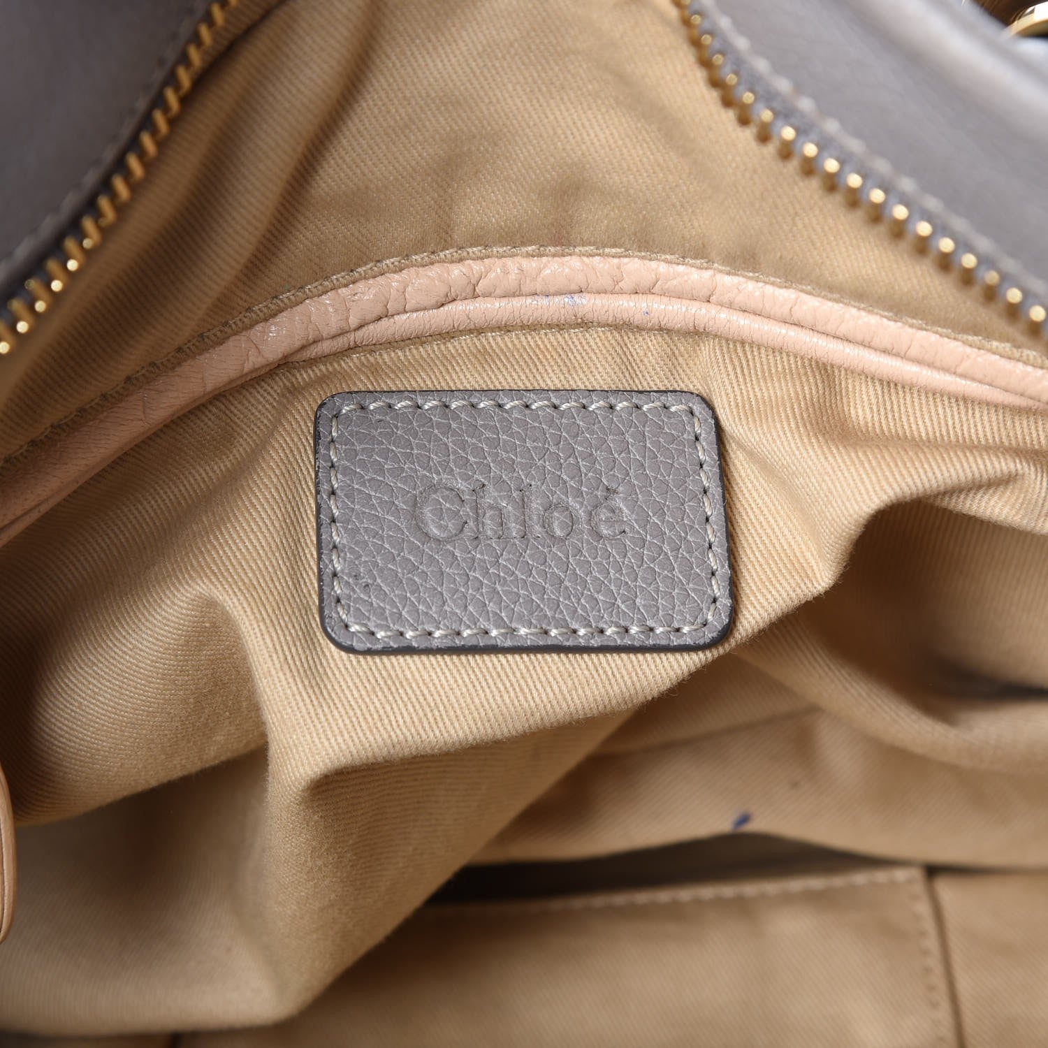 Chloe Calfskin Medium Paraty Cashmere Grey 8 of 17