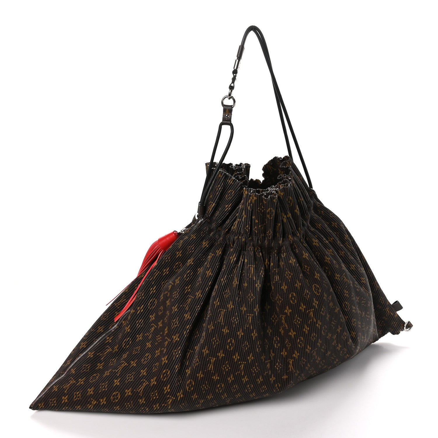 Louis Vuitton Monogram Canvas Pleated Explorer GM 3 of 10