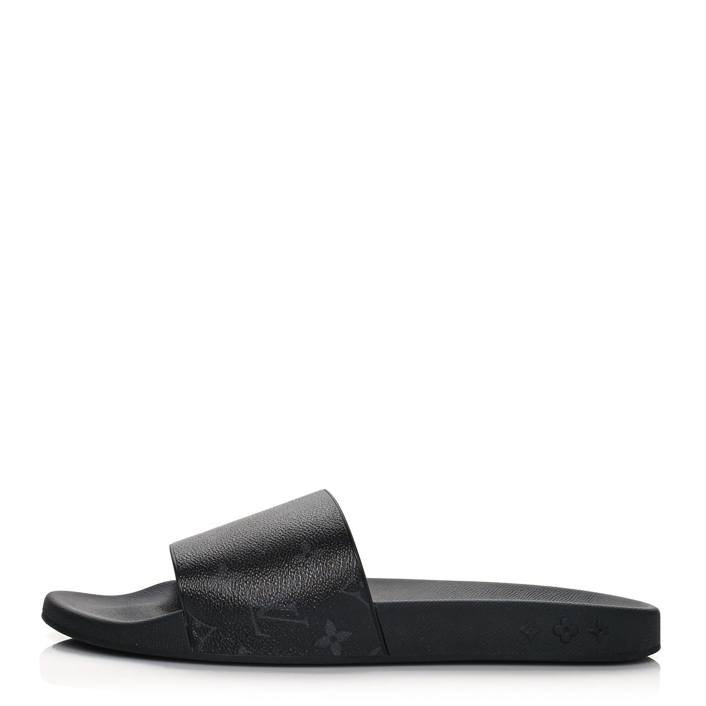 Rubber Monogram Eclipse Mens Waterfront Mules 11 Black