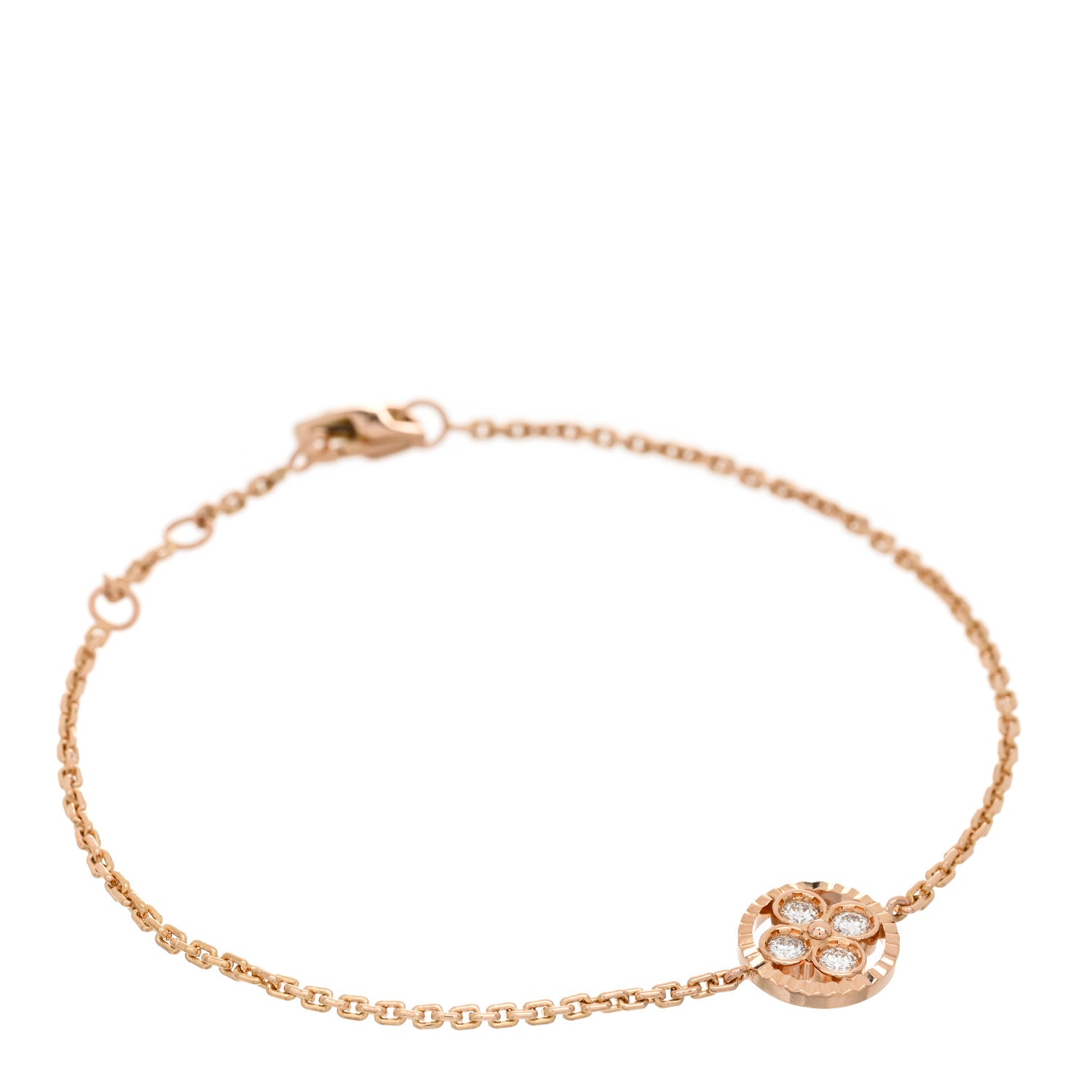 Louis Vuitton 18K Pink Gold Diamond Sun Blossom Bracelet 1 of 3