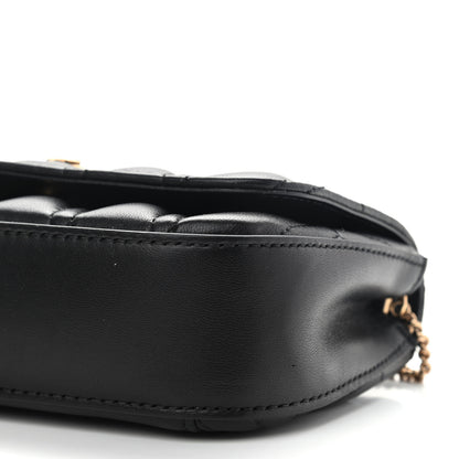 Versace Nappa Quilted Virtus Evening Bag Black 6 of 9