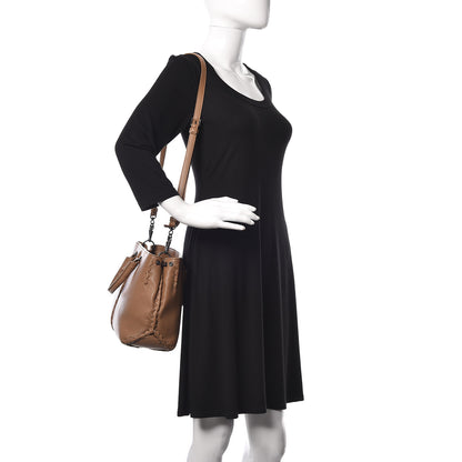 Bottega Veneta Cervo Deerskin Braided Tote Camel 2 of 9