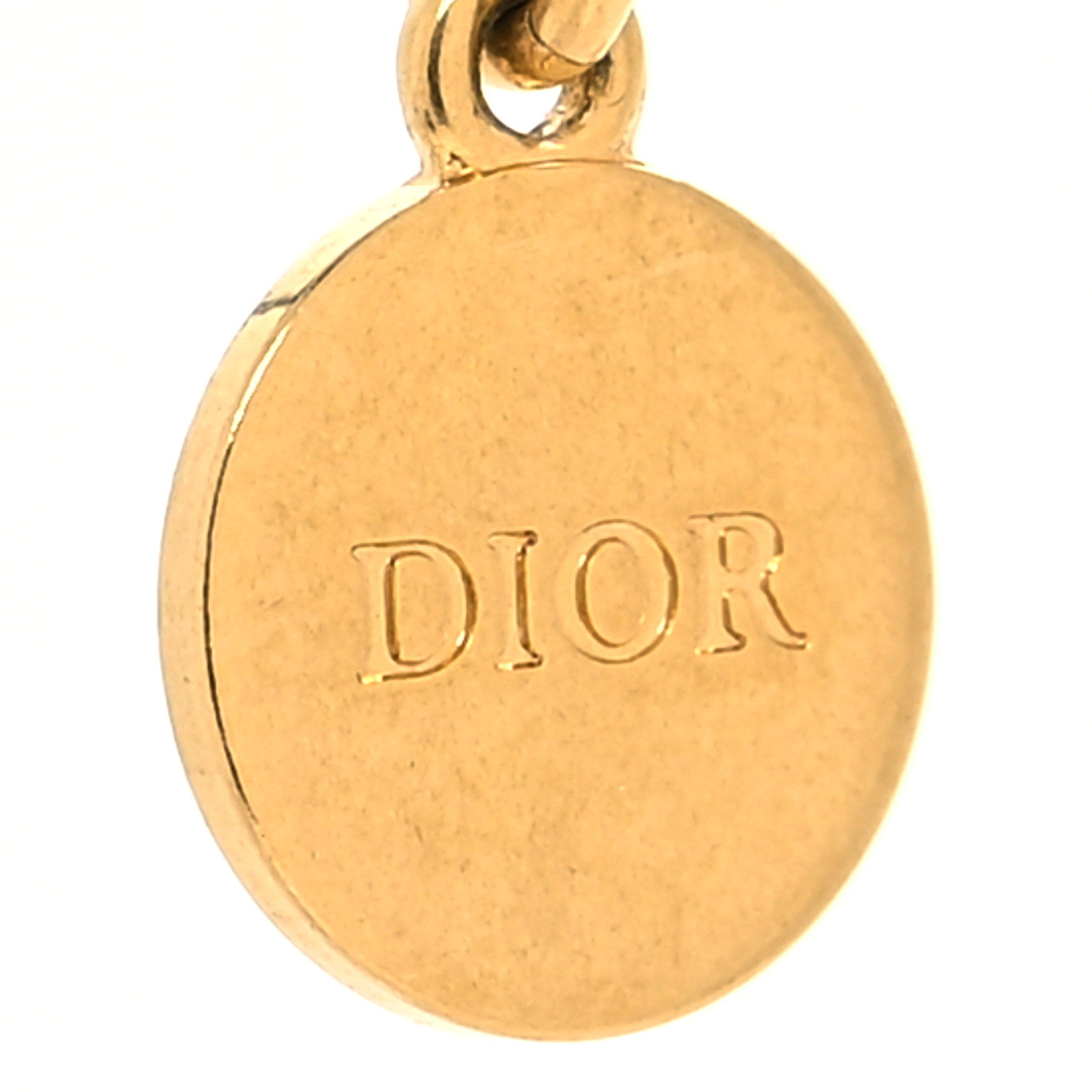 Christian Dior Metal 30 Montaigne Chain Choker Necklace Gold 5 of 5