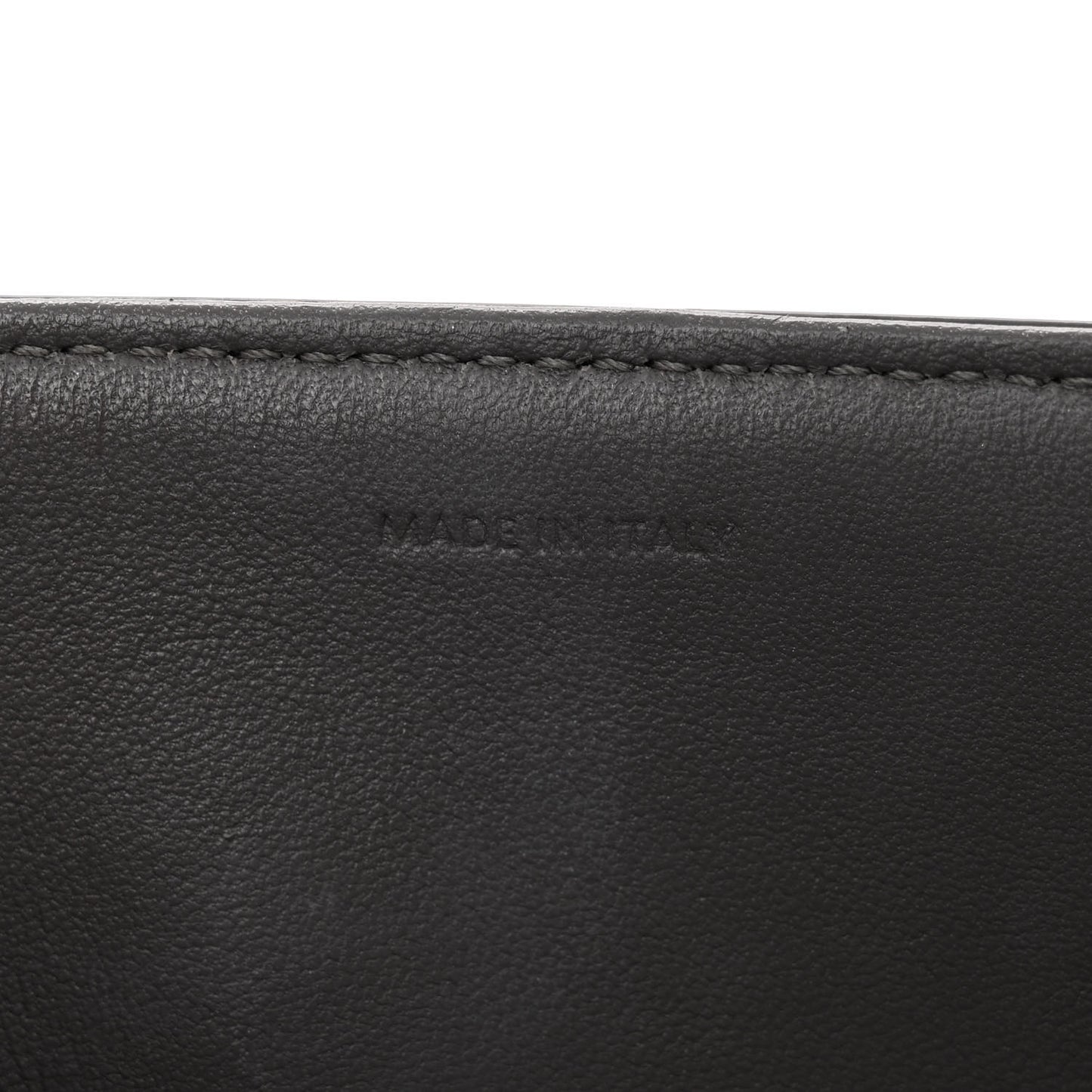 Shiny Calfskin Medium Triomphe Grey