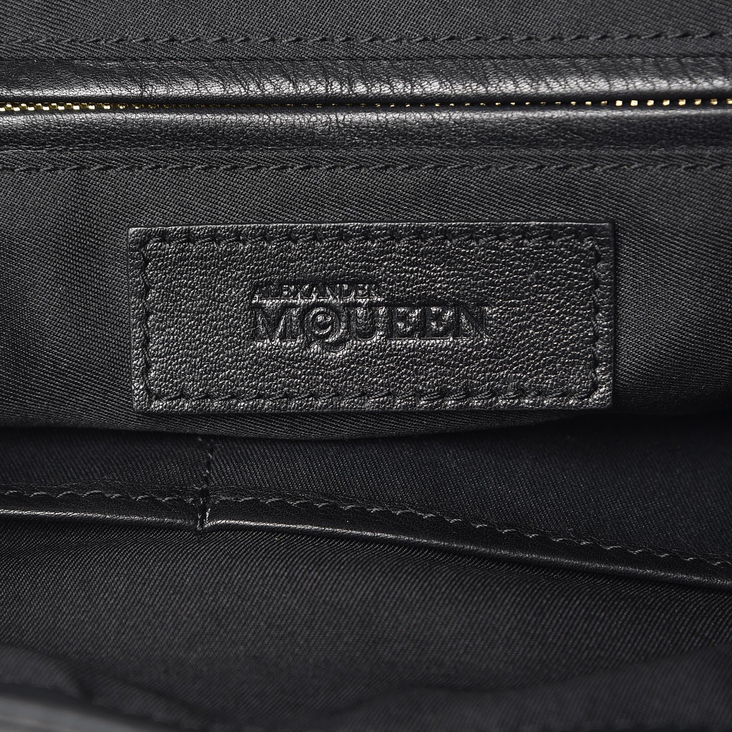 Alexander McQueen Calfskin Studded Padlock Backpack Black 6 of 14