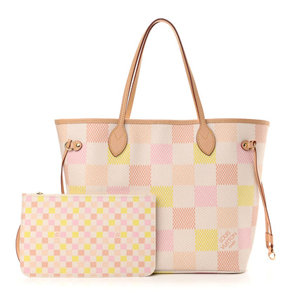 Louis Vuitton Damier Giant Neverfull MM Peach 3 of 12