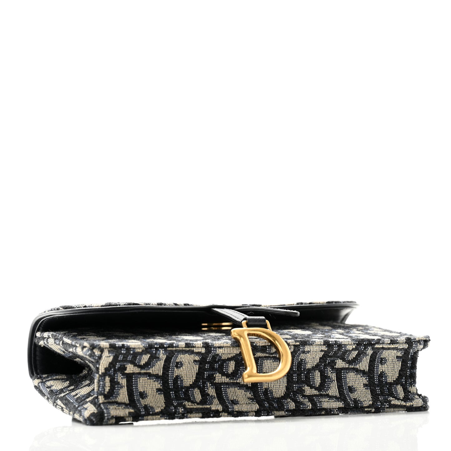 Oblique Saddle Belt Bag Blue