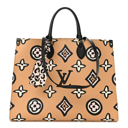 Louis Vuitton Monogram Giant Wild At Heart Onthego GM Arizona 1 of 11