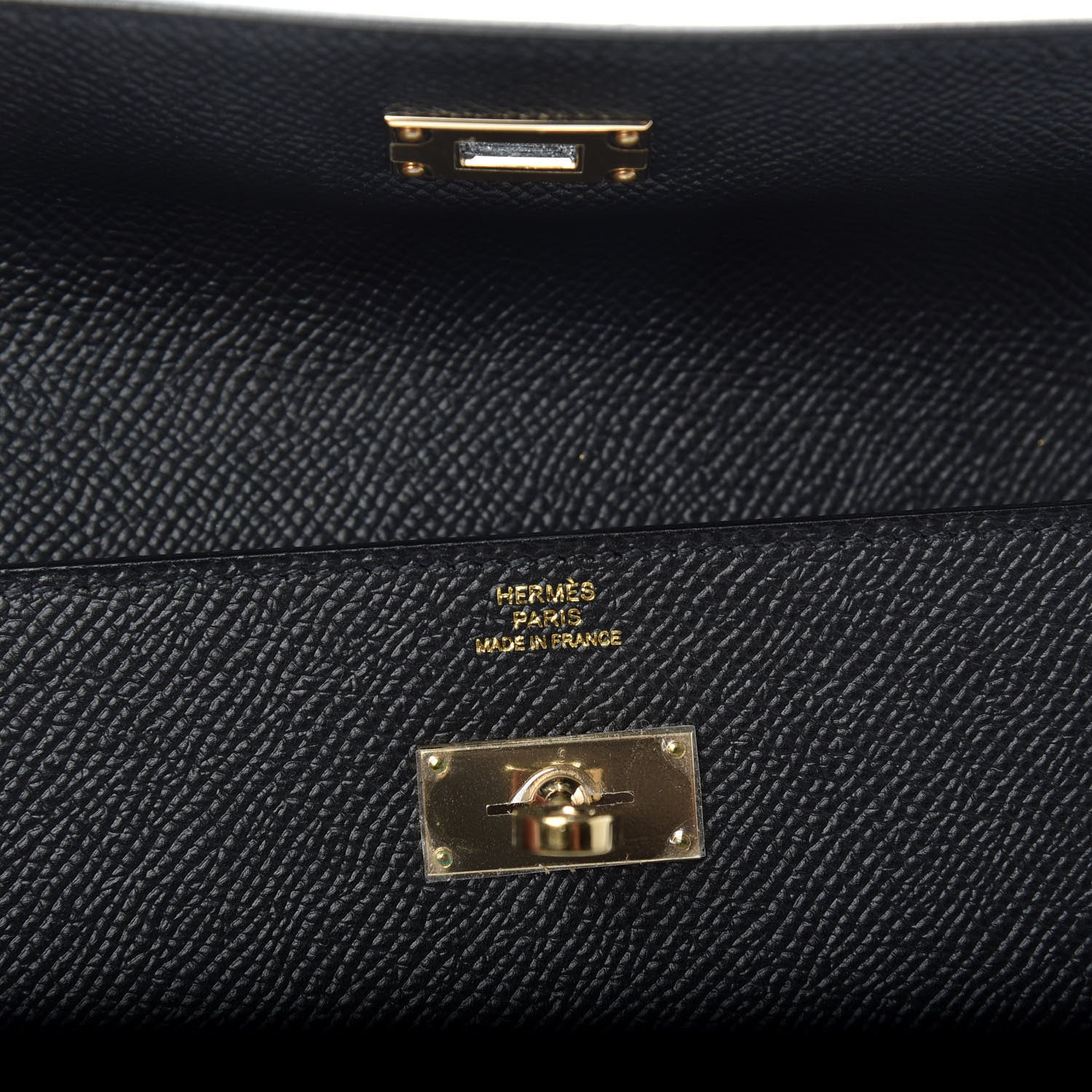 Hermes Epsom Kelly Longue Wallet Black 6 of 6