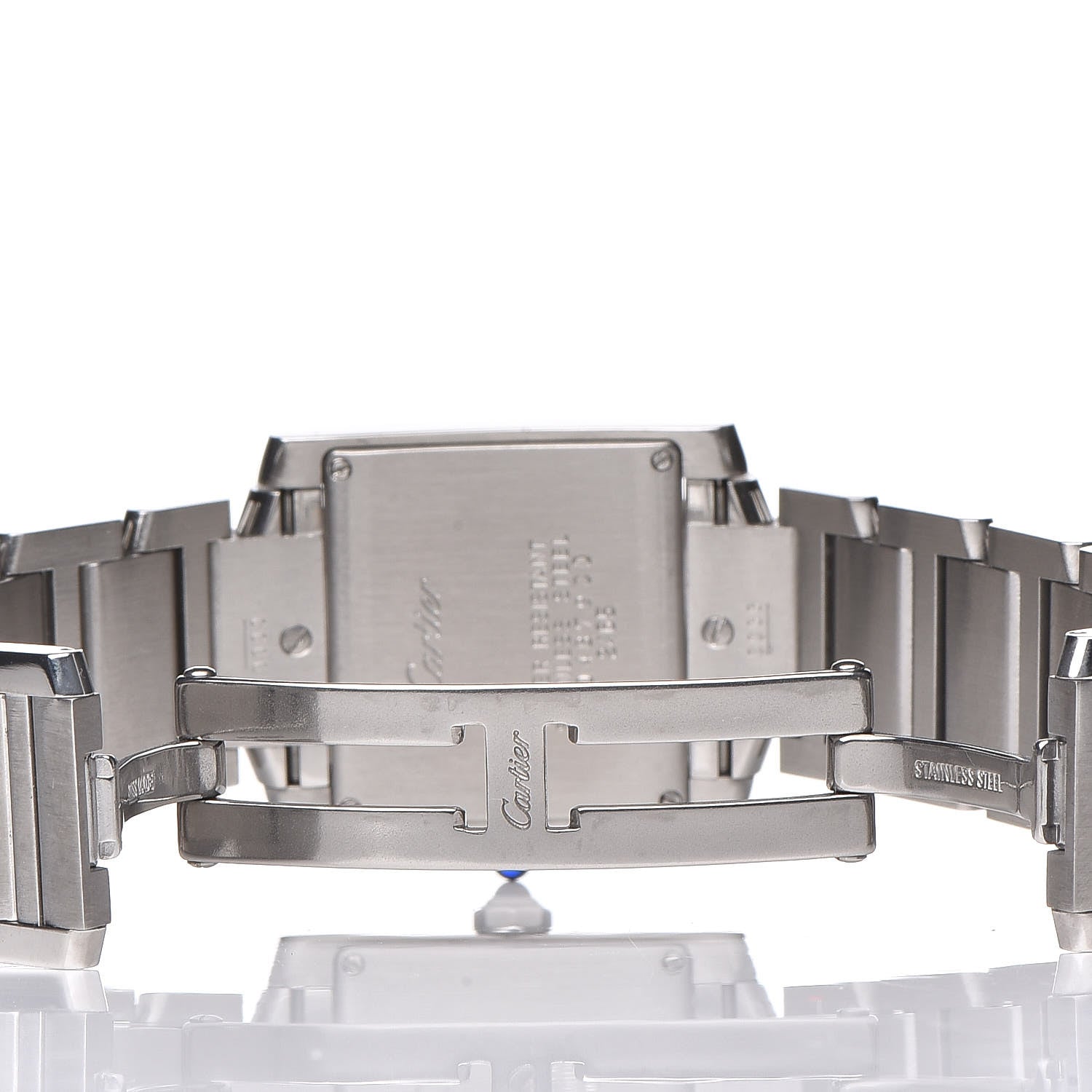 Cartier Stainless Steel 25mm Tank Francaise Quartz Watch 6 of 6