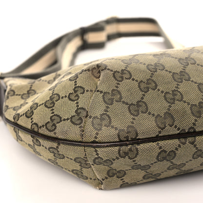 Gucci Monogram Medium Half Moon Hobo Green 7 of 8