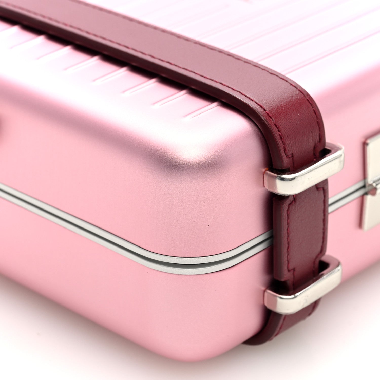 Christian Dior X RIMOWA Aluminum Personal Clutch On Strap Rose 8 of 10